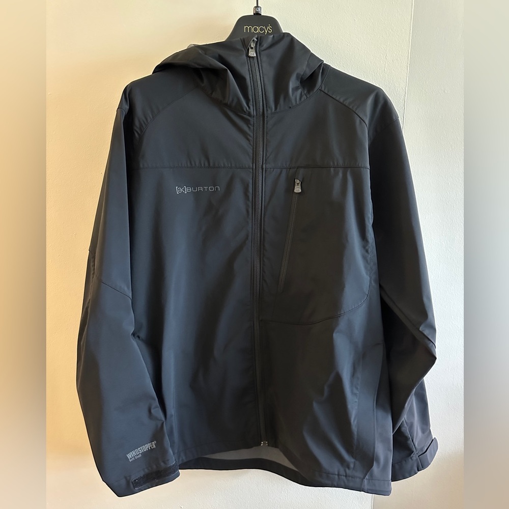Burton [ak] Men’s Gore Windstopper Softshell Hooded Jacket - Black - Medium (m)